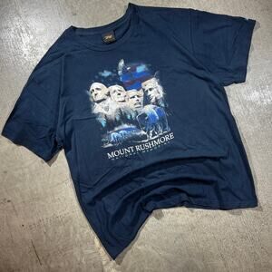 Mount Rushmore Tourist T-Shirt Navy XL